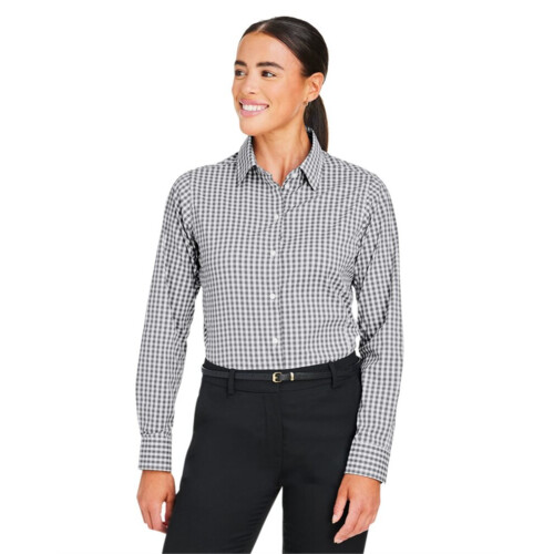 Women's CrownLux Performance® Gingham Dress Shirt Thumbnail