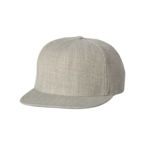 Wool Blend Five-panel Flat-bill Snapback Cap Thumbnail