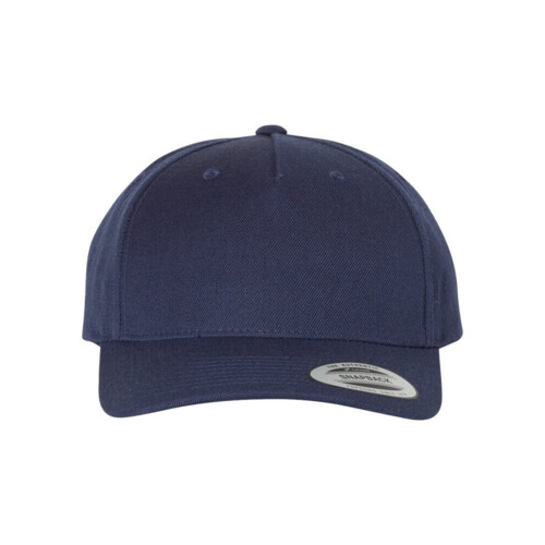 Premium Five-Panel Curved Visor Snapback Cap Thumbnail