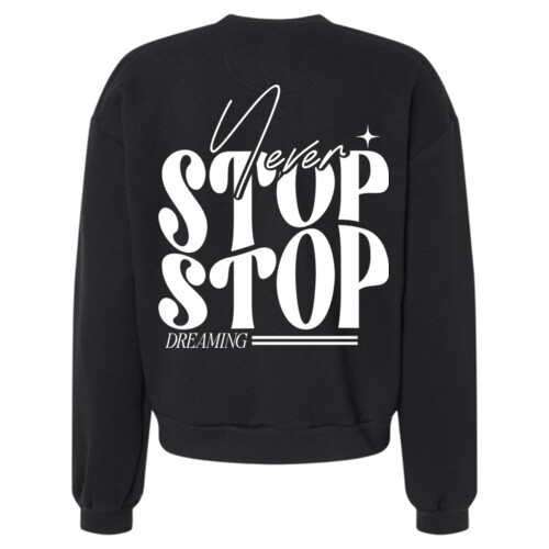 Never Stop - ReFlex Women's Fleece Crewneck Sweatshirt Thumbnail