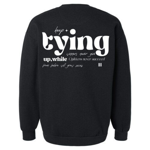 Keep Tying - ReFlex Fleece Crewneck Sweatshirt Thumbnail