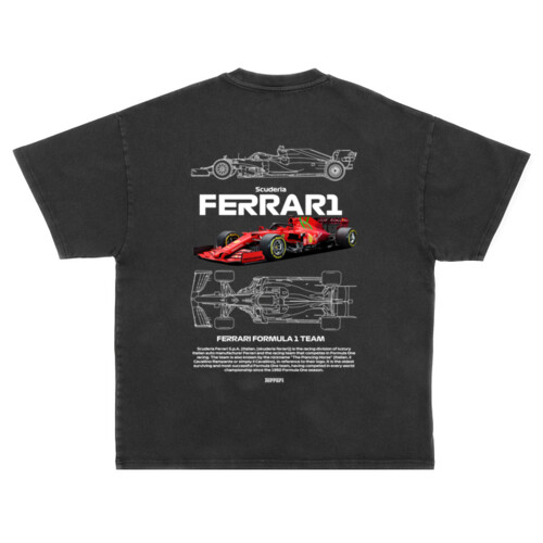 Cavallino Legacy - Unisex Super Heavy Oversized Tee Thumbnail
