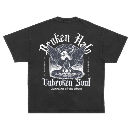 Broken Halo - Unisex Super Heavy Oversized Tee Thumbnail