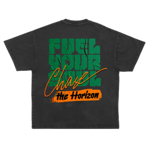 Chase the Horizon - Unisex Super Heavy Oversized Tee Thumbnail