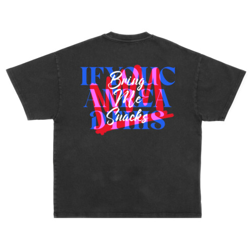 Funny Quotes Design Template - Unisex Super Heavy Oversized Tee Thumbnail